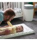 Pachet Cos pentru scutece + 4 Rezerve Tommee Tippee Sangenic Twist and Click Reciclabil, Alb / Gri